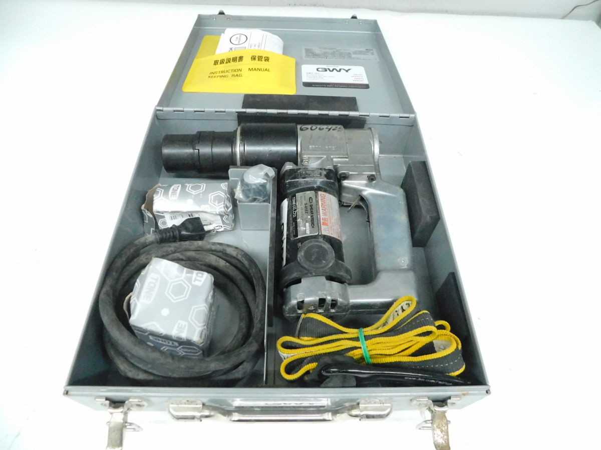 TONE S-61EZ ELECTRIC SHEAR WRENCH, 1300W POWER, 435 LBF.FT TORQUE, M16-M22 BOLT, 4.8 KG WEIGHT - HAND TOOLS