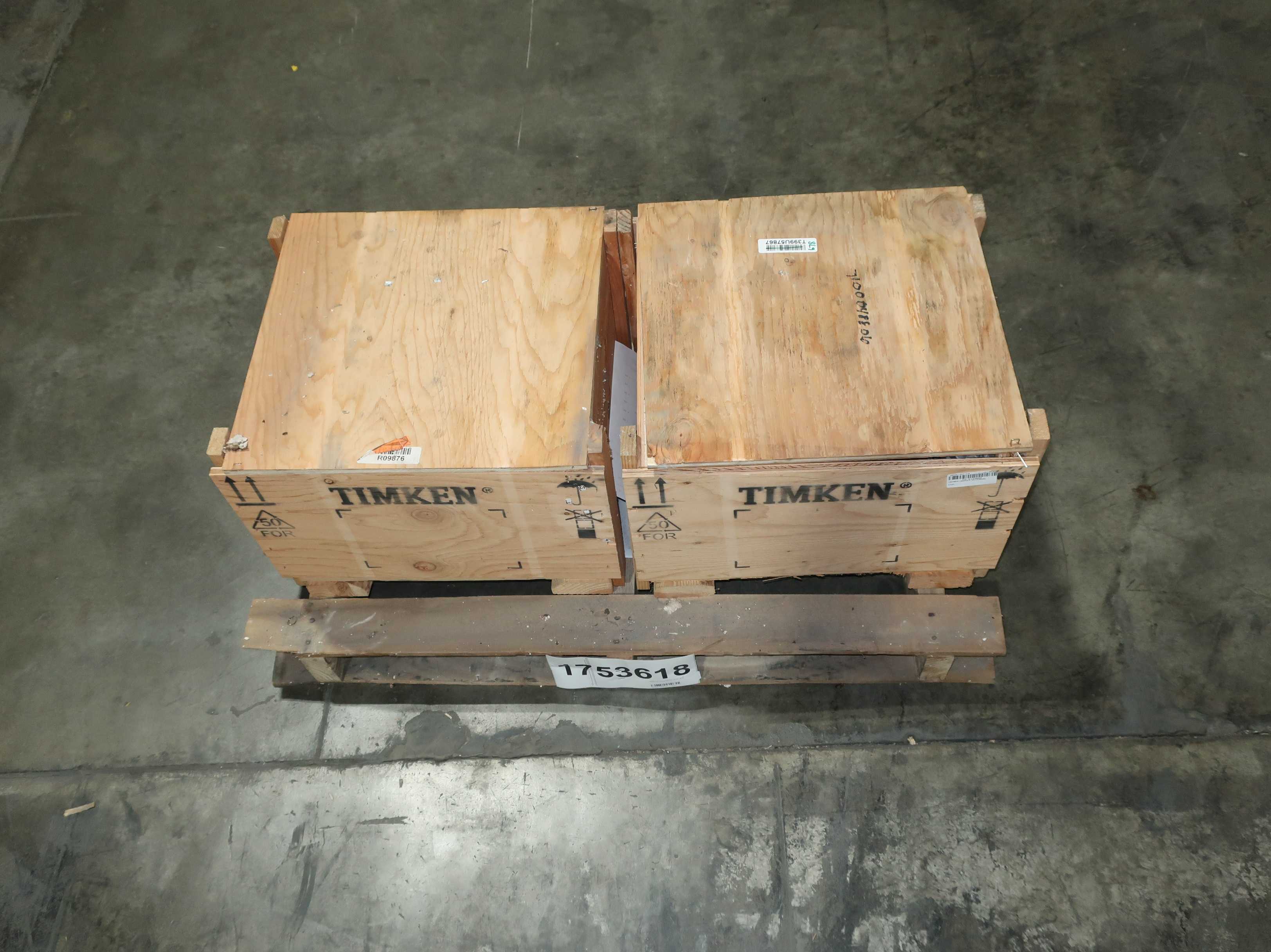 SKU 1753618 - LOT OF 2 TIMKEN PILLOW BLOCK BEARINGS - BEARINGS