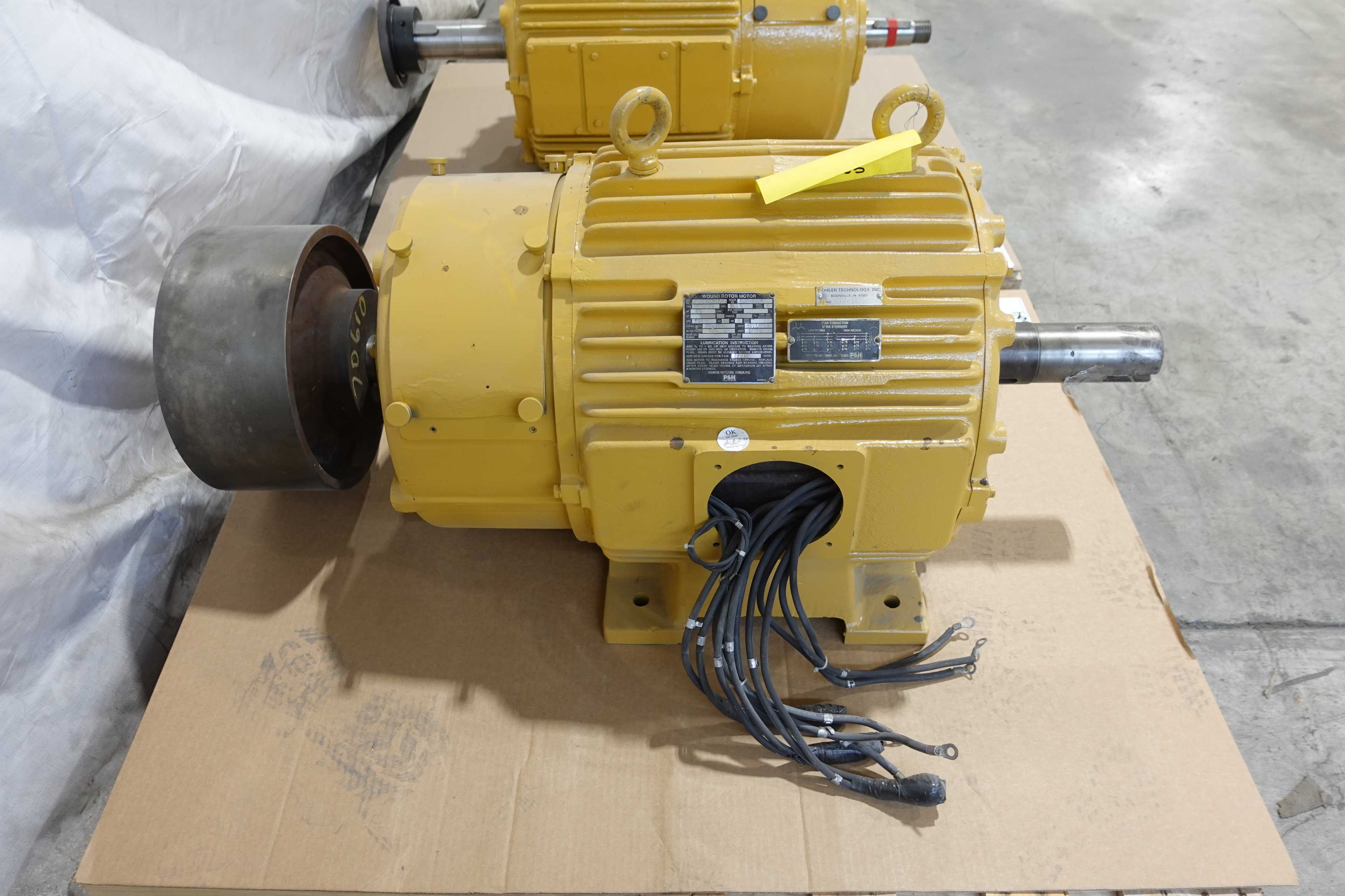 SKU 1743966 - LOT OF 2 WOUND ROTOR MOTORS - AC MOTOR