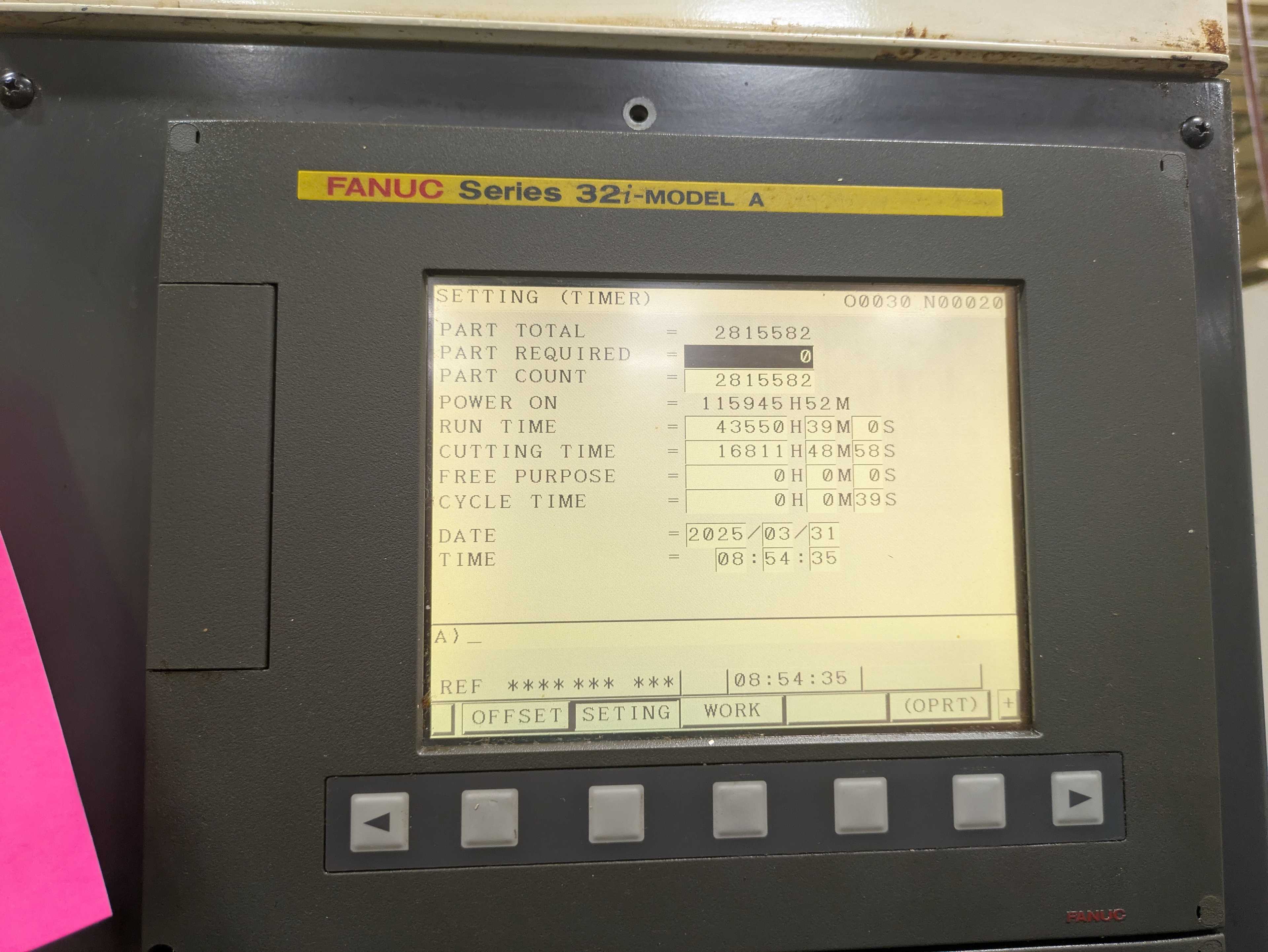 2011 TOYOSK TVT313M1 MACHINING CENTER - CNC MACHINING CENTERS