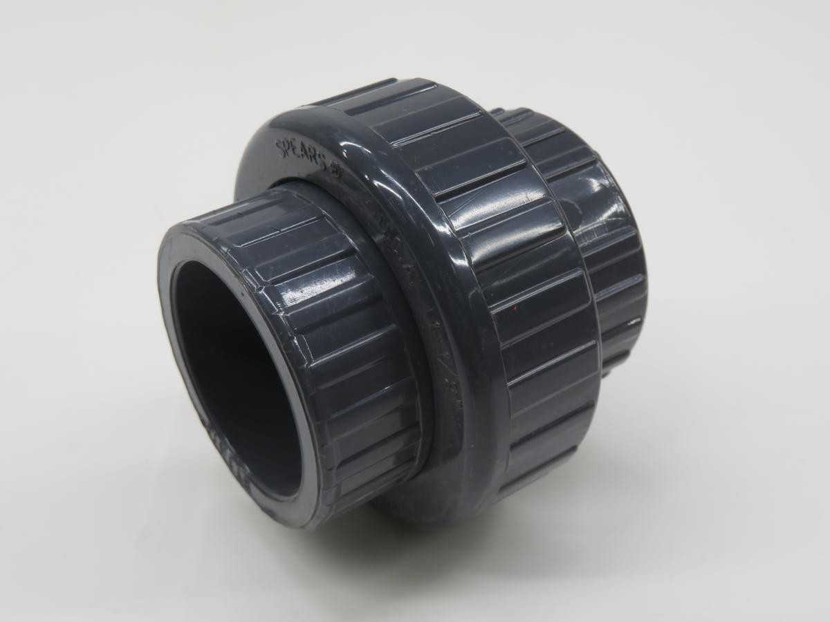 LOT OF 5 LASCO PVC PIPE UNION FITTING 1-1/2" T228339 - CONDUIT FITTING