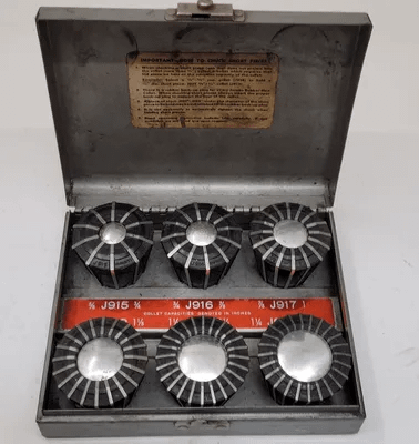 JACOBS RUBBER FLEX COLLETS - RANGE: 5/8IN - 1-3/8IN - MACHINE TOOLING