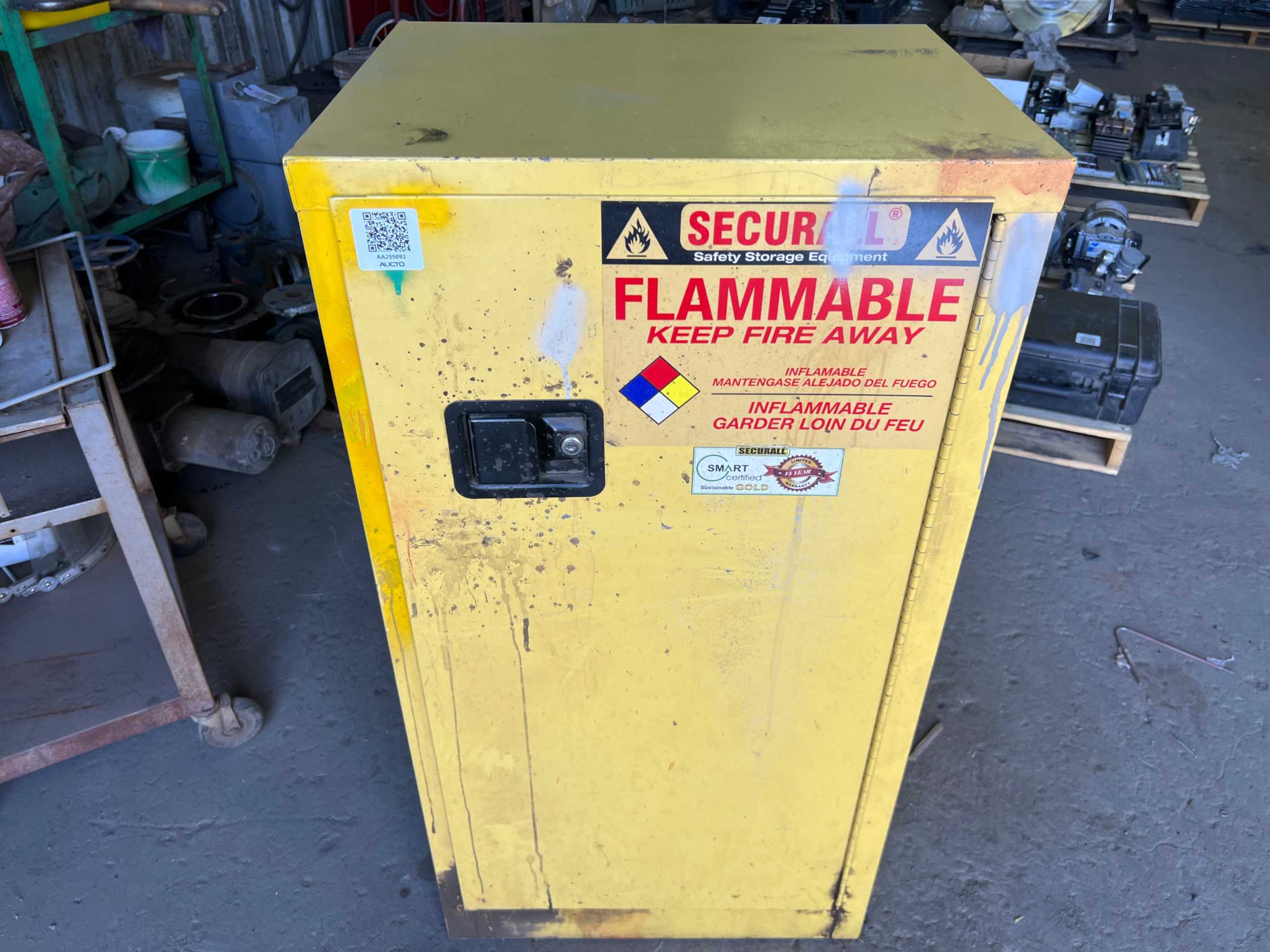 SECURALL A110 FLAME PROOF STORAGE CABINET - FLAME PROOF STORAGE CABINET