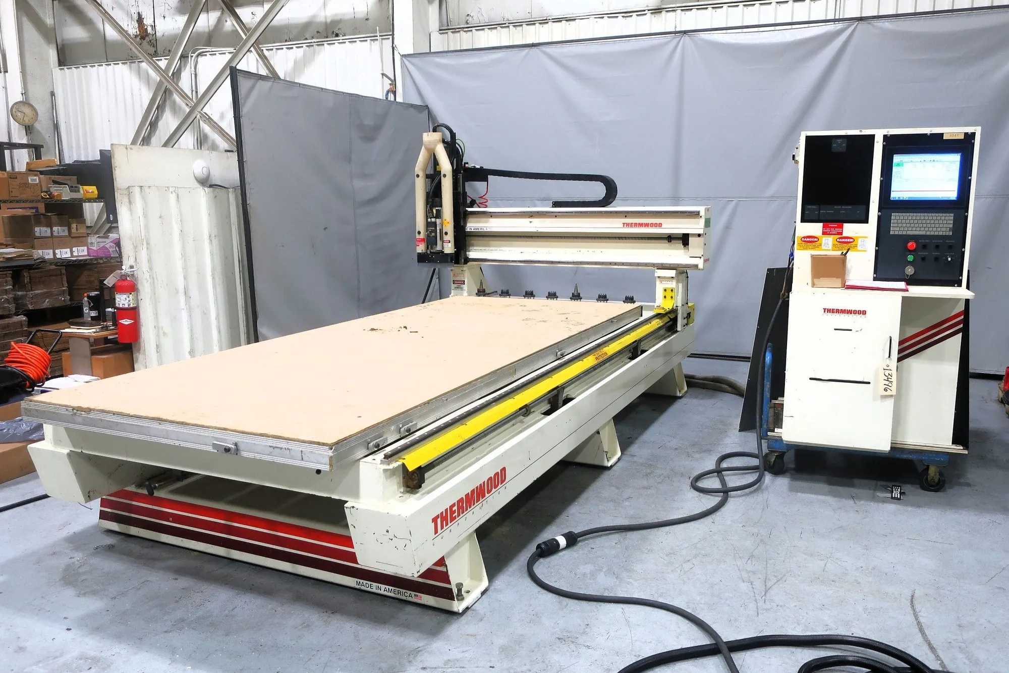 2006 THERMWOOD CS45 CNC ROUTER, 5' X 12', 24,000 RPM, 10.5 HP, 7 ATC, 3-AXIS - CNC ROUTERS