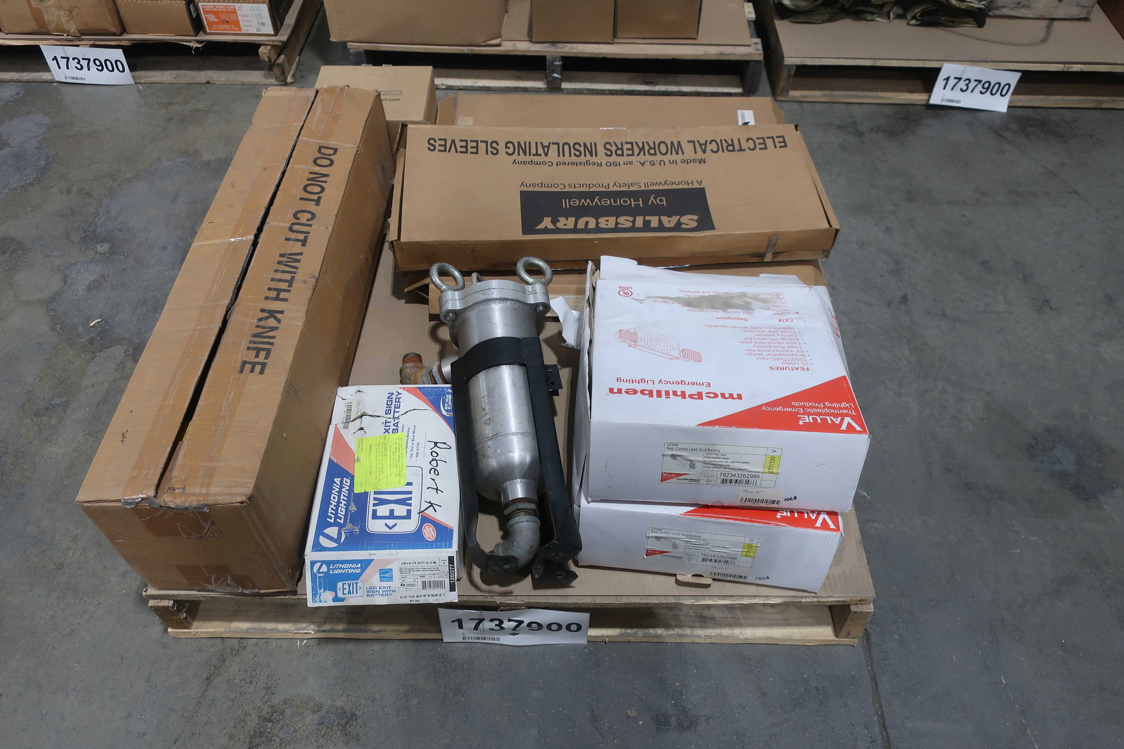 SKU 1737900 - 4 PALLETS OF ASSORTED SAFETY EQUIPMENT - SAFETY EQUIPMENT