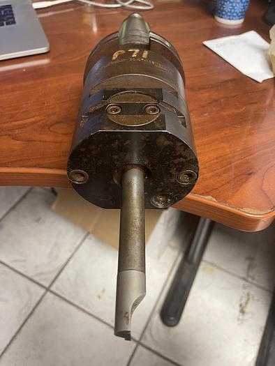TSD MICROBORE 50CT-ADE-1312-30 ADJUSTABLE BORING HEAD, 5/8" CAPACITY, CAT 50 TAPER SHANK - BORING MILL PARTS
