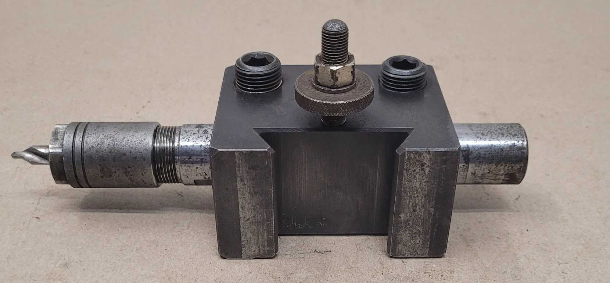 ALORIS CXA 4 BORING BAR HOLDER WITH ACCUPRO DA100 COLLET CHUCK - MACHINE TOOLING