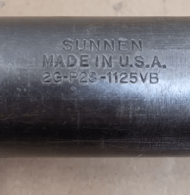 SUNNEN 2G P28 1125VB HONING MANDREL 2-STONE MAX DIA 1.187IN MIN DIA 1.115IN - MACHINE TOOLING