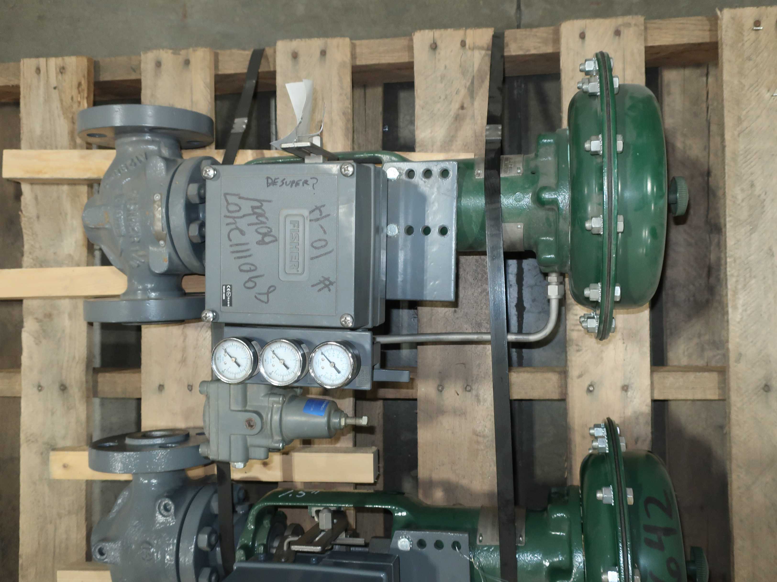 SKU 1760191 - PALLET OF ASSORTED FISHER CONTROL VALVES - CONTROL VALVE