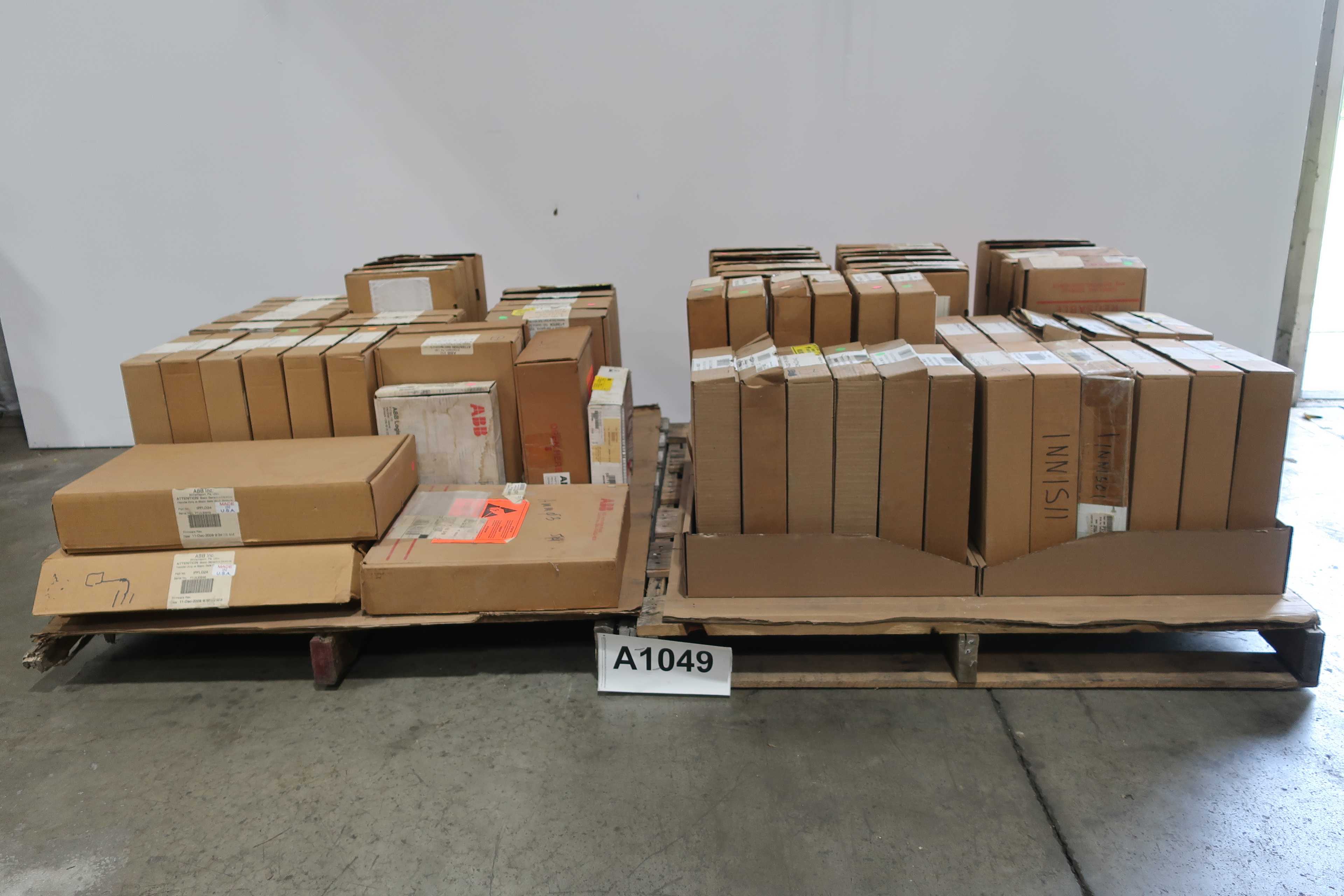 2 PALLETS OF ASSORTED ABB PCB CIRCUIT BOARDS