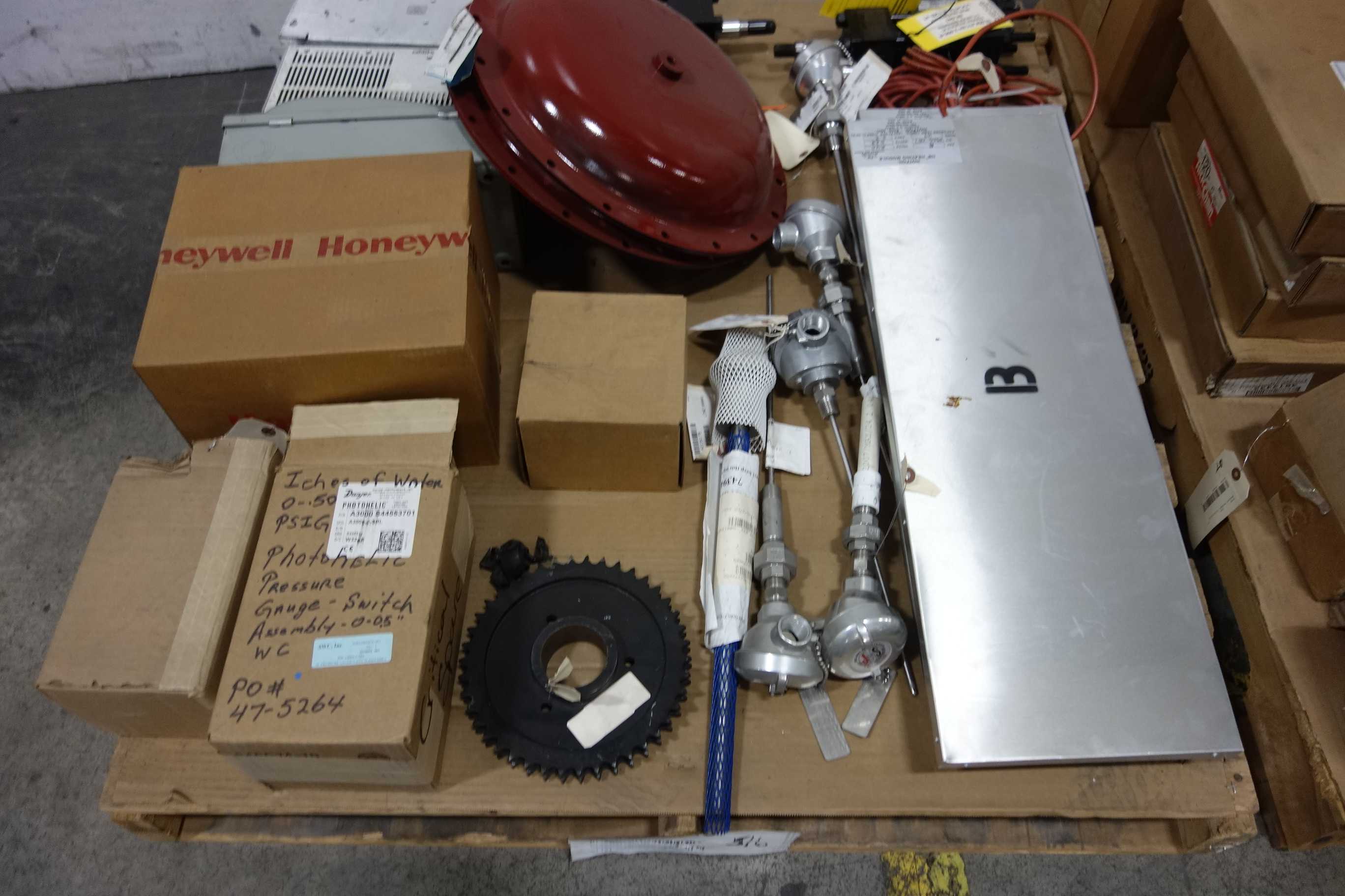 3 PALLETS OF ASSORTED MRO - INDUSTRIAL PARTS