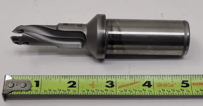 ALLIED MACHINE AMEC 091211-53 INDEXABLE INSERT DRILL 18MM DIA, 1IN SHANK, 4.90IN OAL - MACHINE TOOLING