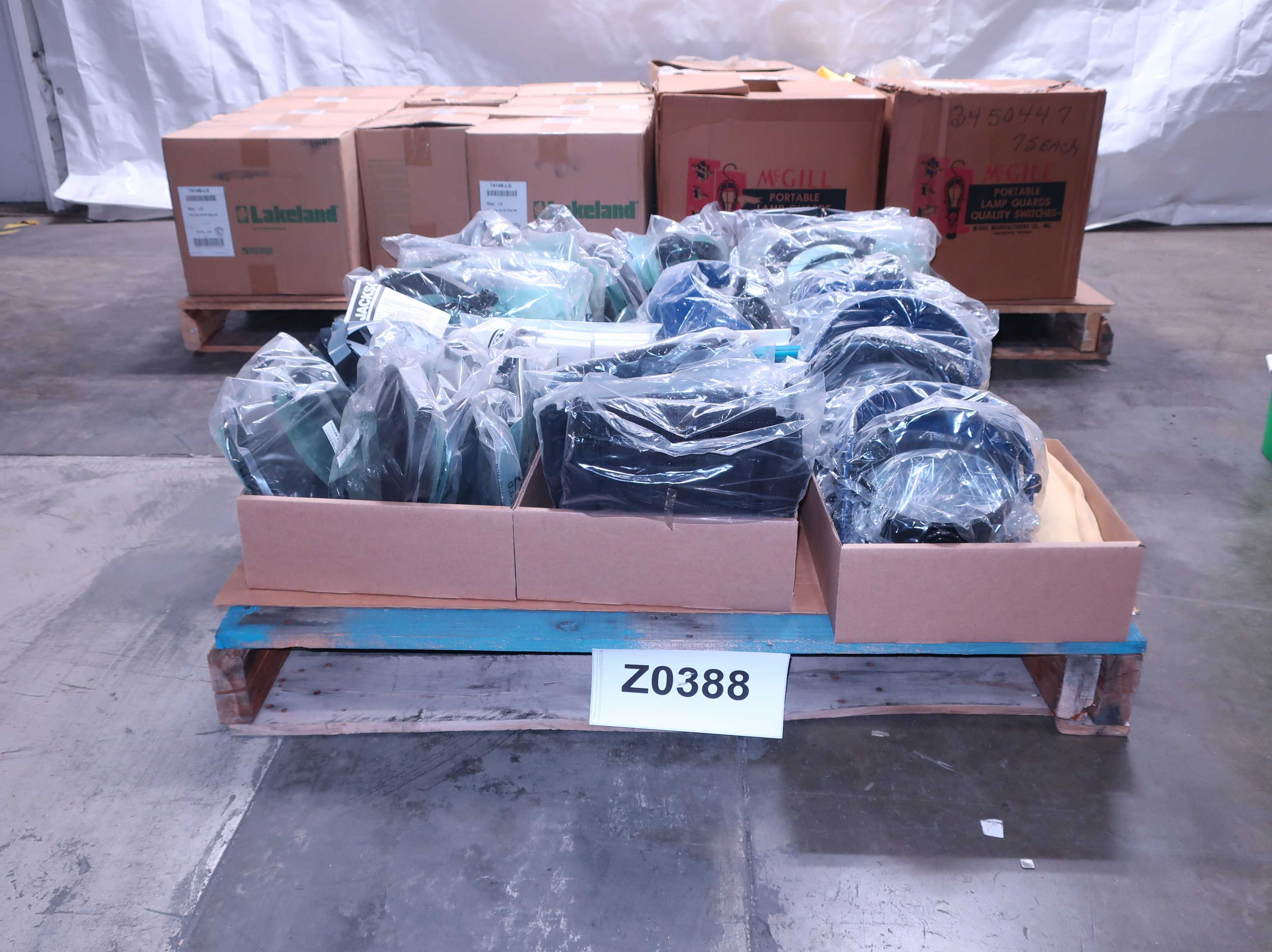 3 PALLETS OF ASSORTED PPE AND SAFETY - SAFETY EQUIPMENT