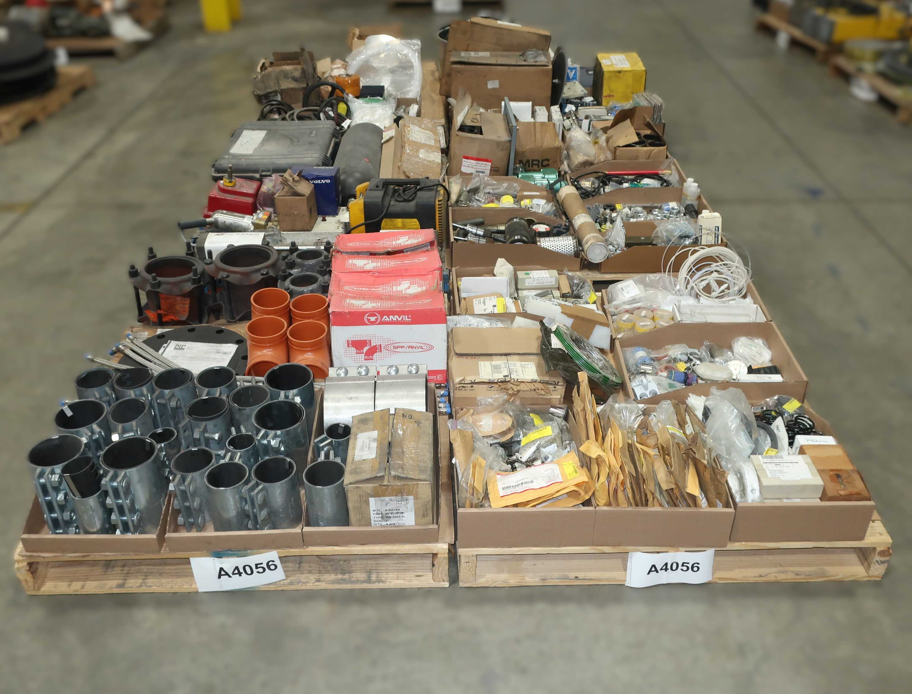 6 PALLETS OF ASSORTED MIXED MRO - INDUSTRIAL PARTS