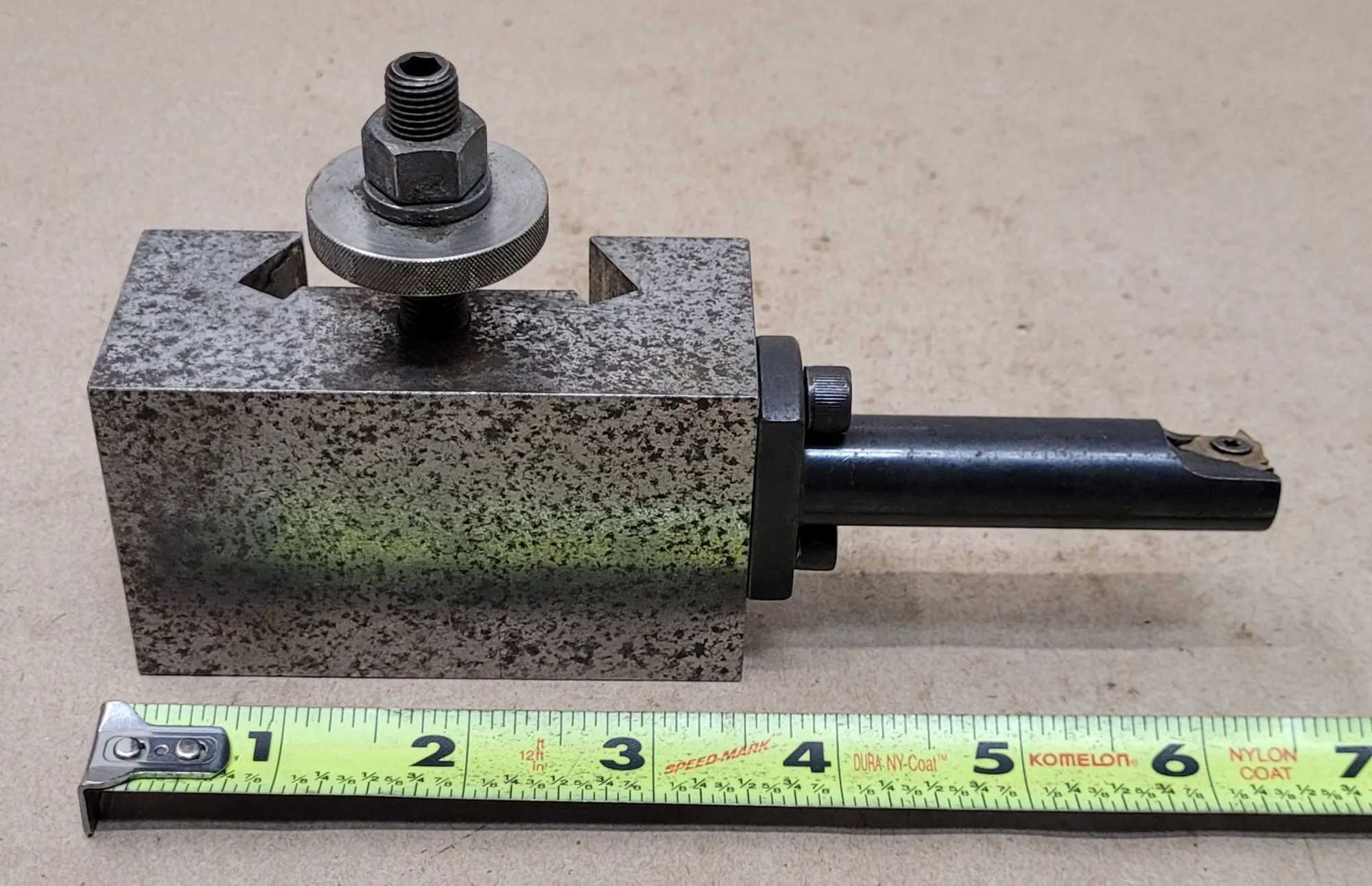 DORIAN 881 QUICK INDEXING TOOLHOLDER/ACC NL75R 3-1/2"W 1-1/2"D 2-1/8"H 2-1/4" WEDGE - MACHINE TOOLING