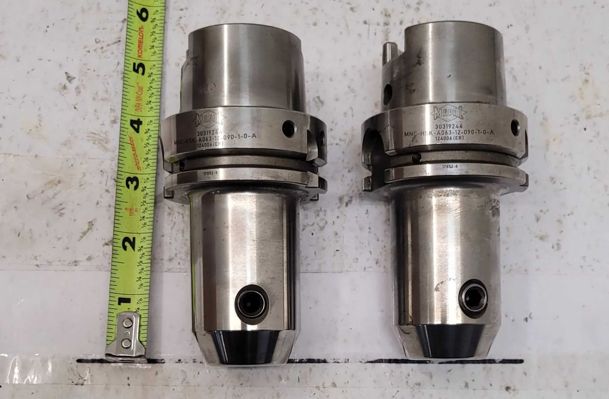 MAPAL HSK-A63 SHRINK FIT TOOL HOLDER SET, PART NUMBER: 30319244, OAL: 4.75" - MACHINE TOOLING