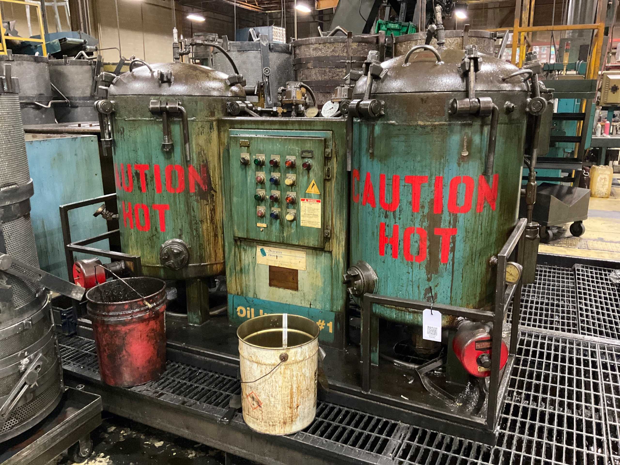 SINTERITE DUAL TANK OIL IMPREGNATOR - PLANT & FACILITY SINTERITE DUAL TANK OIL IMPREGNATOR - PLANT & FACILITY