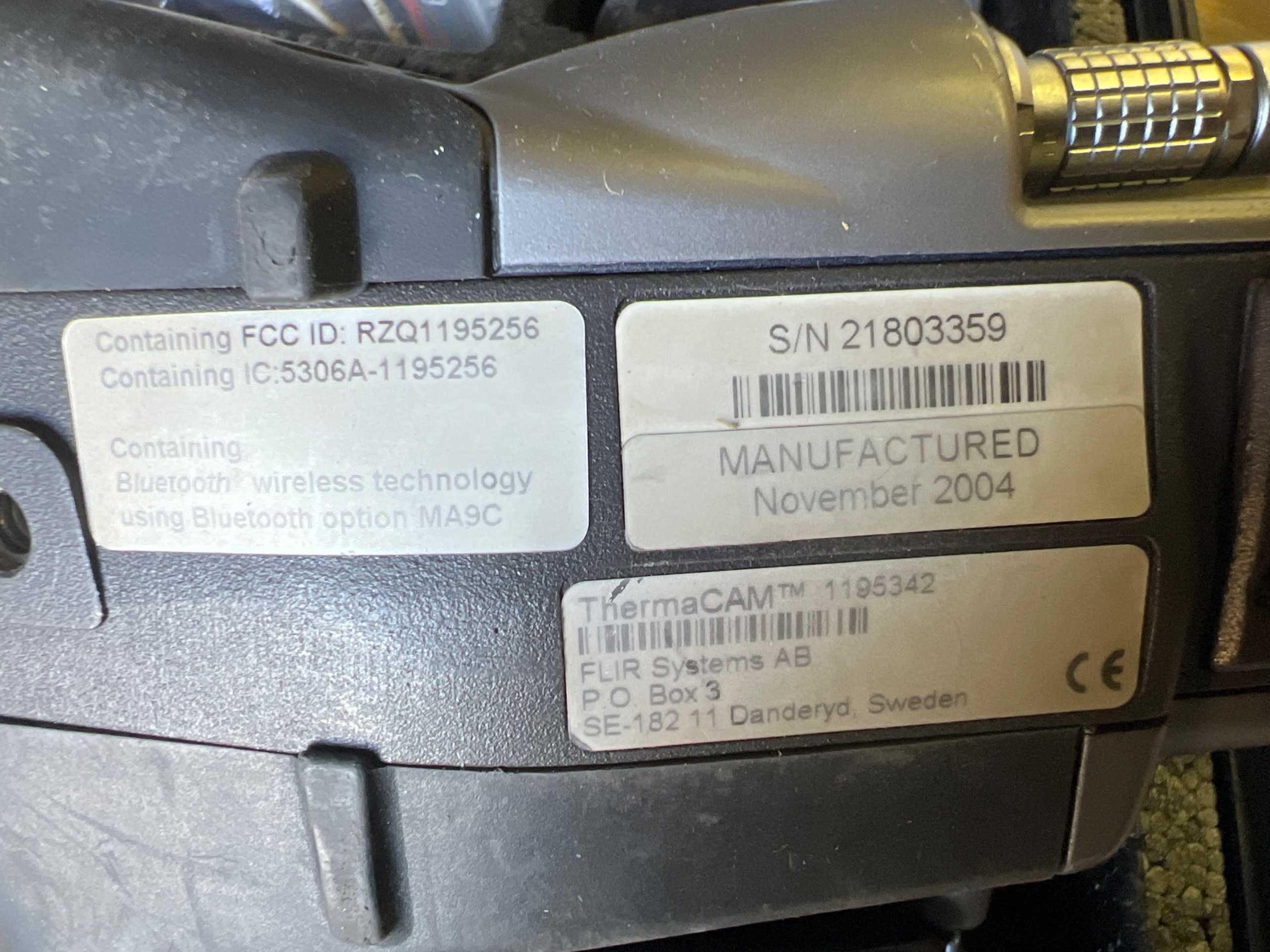 2004 FLIR THERMACAM P65 INFRARED CAMERA - INSPECTION CAMERAS