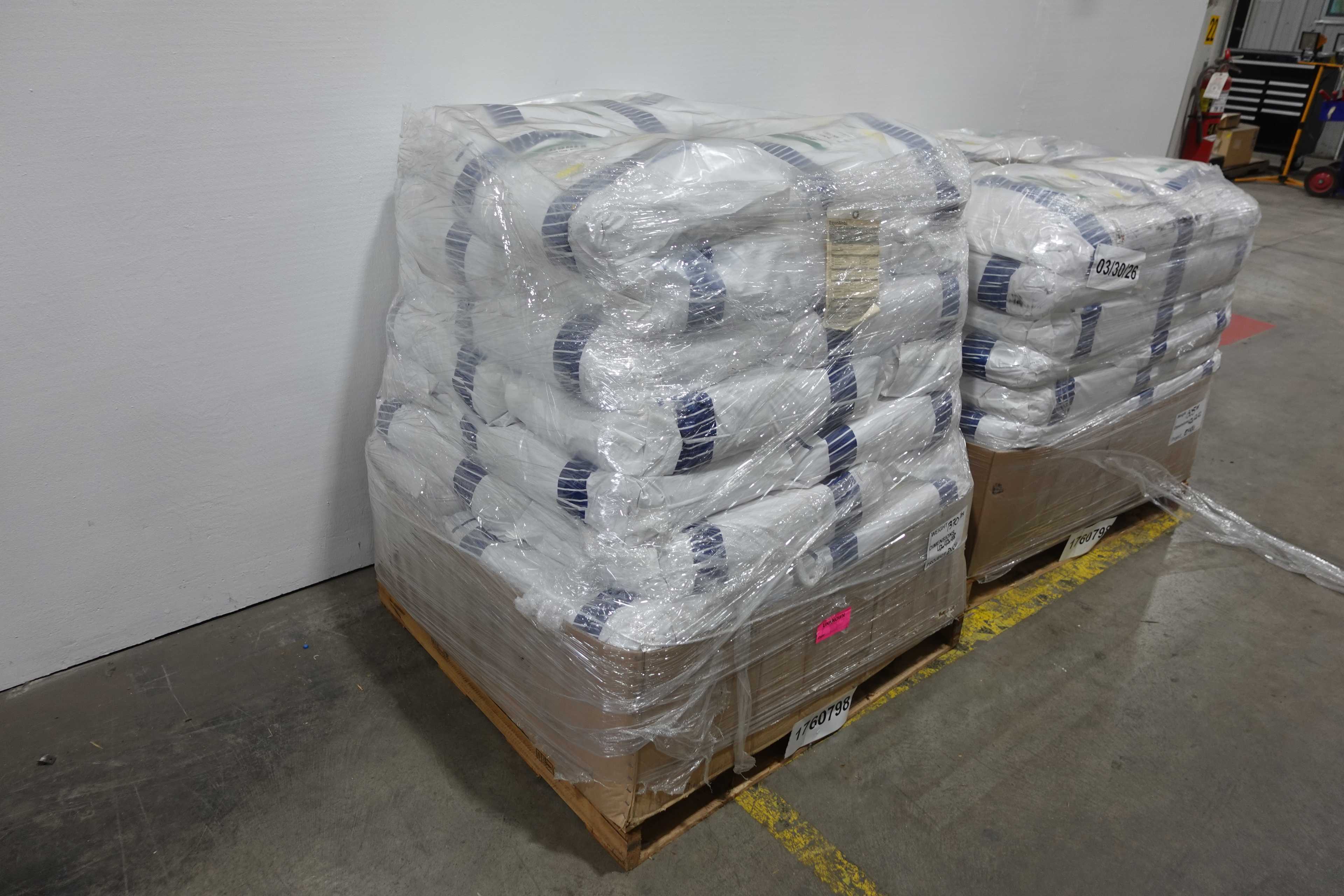 SKU 1760798 - 2 PALLETS OF ECODEX CATION-AMMONIUM FORM AND ANION-HYDROXIDE FORM EXCHANGE RESIN - MISCELLANEOUS