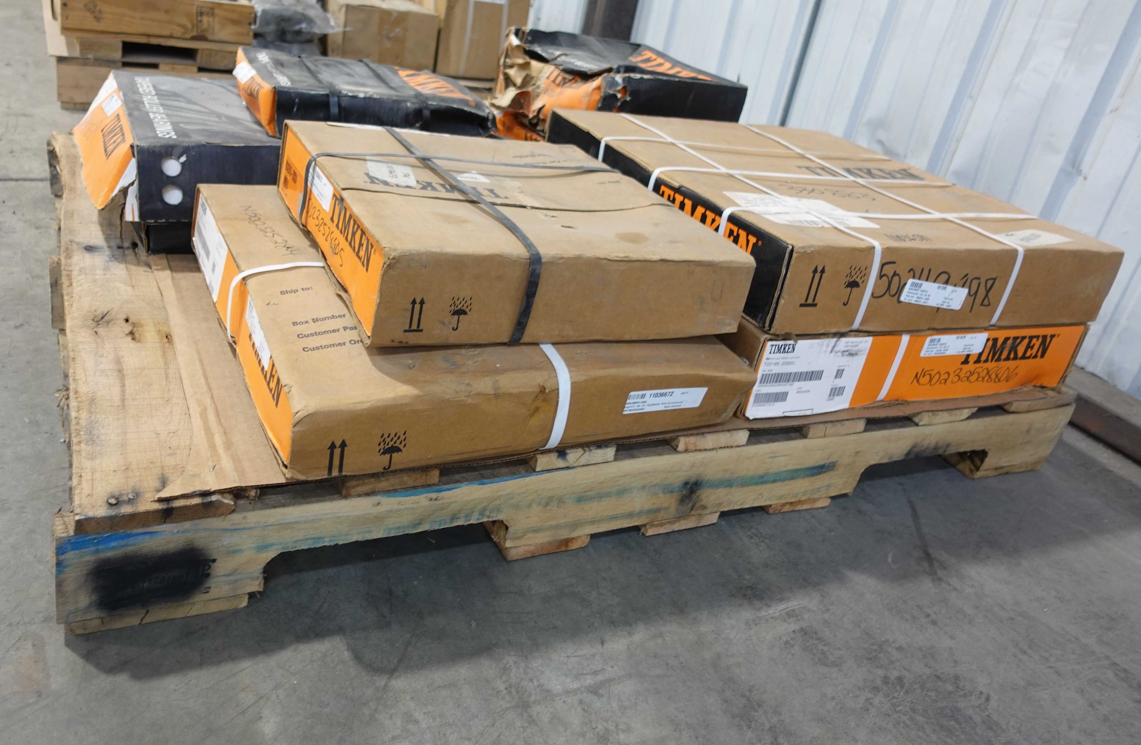 PALLET OF ASSORTED TIMKEN BEARINGS - BEARINGS