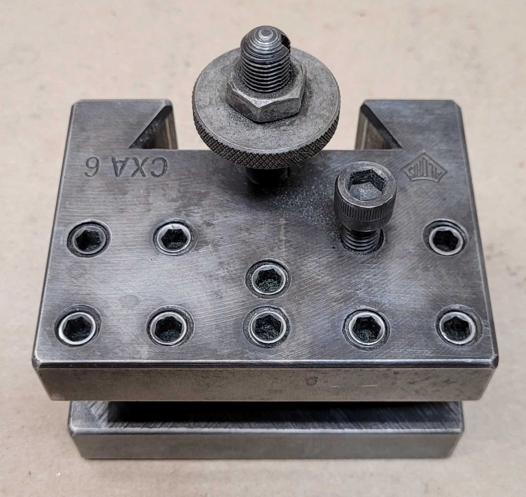 ALORIS CXA 6 MULTIPLE TOOL HOLDER, 13-18" SWING, 2-1/4" WEDGE, 3/8-5/8" BIT RANGE - MACHINE TOOLING