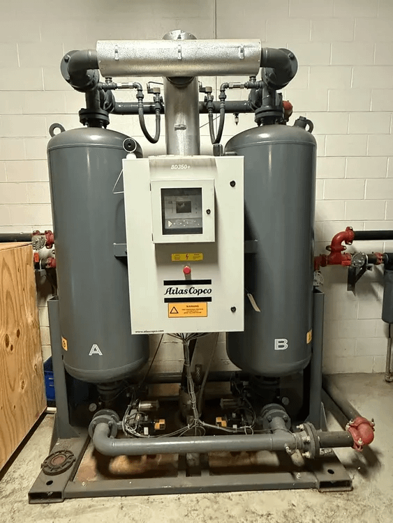 2010 ATLAS COPCO BD+350 DESICCANT AIR DRYER, 460V, 3PH, 60HZ, 2600 LBS, 90X44X111IN - AIR DRYERS