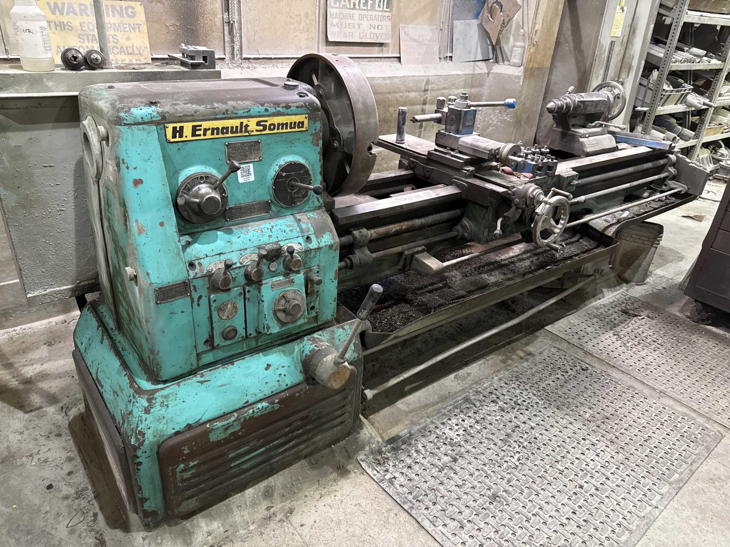 1965 H. ERNAULT-SOMUA HN 500 MANUAL LATHE - MANUAL LATHE