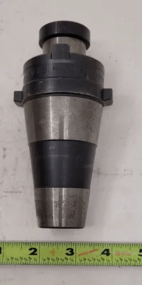 NIKKEN FT45-4E SHELL MILL HOLDER CAT 45, BODY DIA 2.30", BORE DIA .6", OAL 5.60", PROJ 2.125" - MACHINE TOOLING