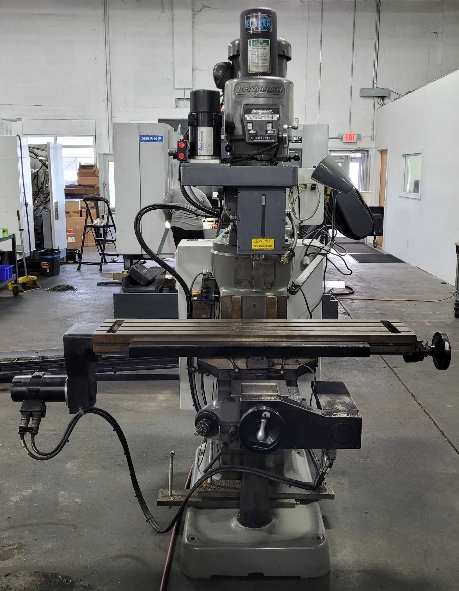 BRIDGEPORT EZ-TRAK DX SERIES I CNC VERTICAL MILLING MACHINE, 9"X48" TABLE, 2HP, 30 TAPER - VERTICAL MILLING MACHINES