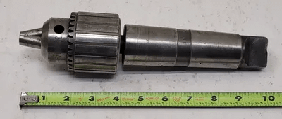 JACOBS 36-3 TAPER BALL BEARING CHUCK W/ 5MT – 3JT SLEEVE - MACHINE TOOLING