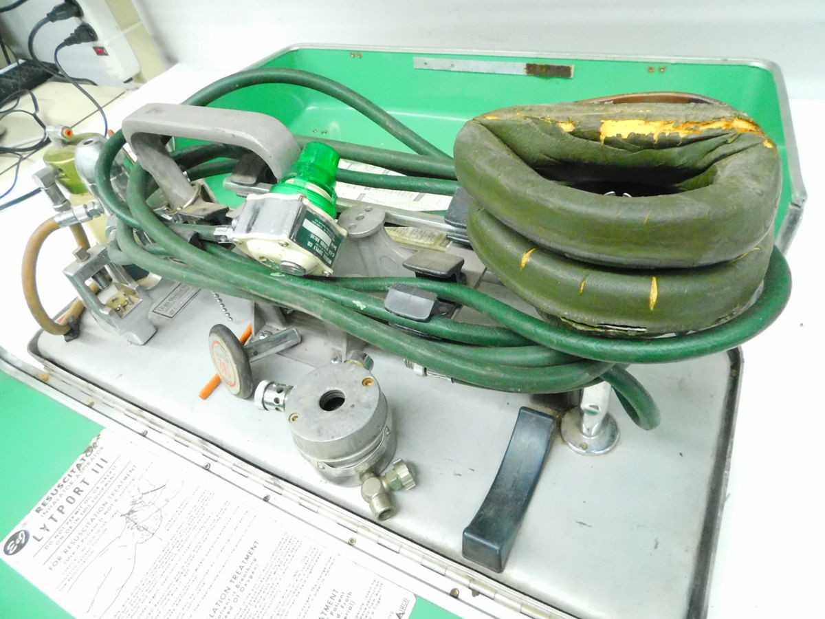 OHIO E&J LYTPORT III, MEDICAL EQUIPMENT, O2 POWERED, RESUSCITATOR, INHALATOR, PORTABLE - MISCELLANEOUS