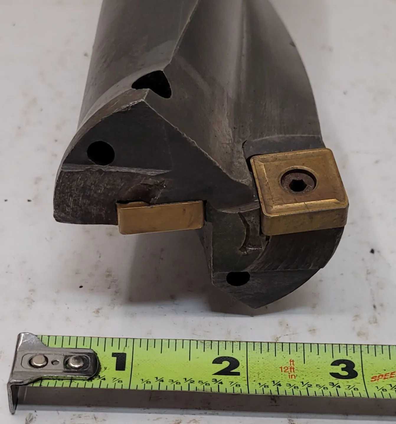 KENDEX METCUT 270-0262 INDEXABLE DRILL - 2 FLUTES, 13.5IN OAL, 2.25IN SHANK - MACHINE TOOLING