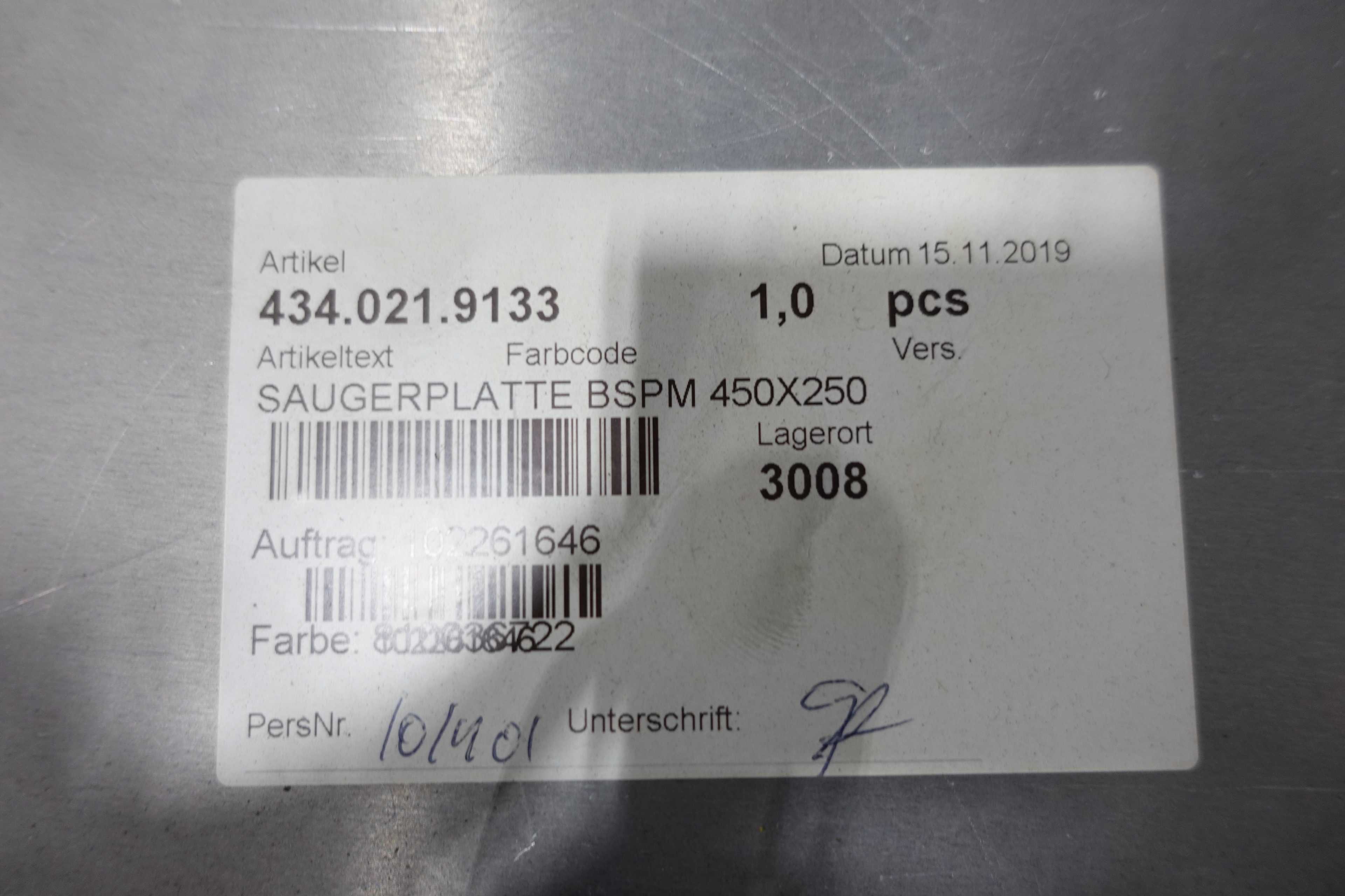 SKU 1722671 - PALLET OF EUROTECH VACUUM TECHNOLOGIES LIFT PLATES - PLANT & FACILITY