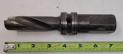 VALENITE INDEXABLE COOLANT DRILL, MODEL VWDR-100-125-454, 2 FLUTES, 1IN END DIAMETER - MACHINE TOOLING