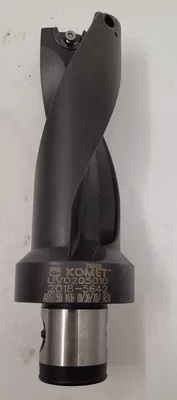 KOMET UV02 05010 INDEXABLE DRILL, 6.25IN OAL, 1.5IN DIA, 2 FLUTES, STRAIGHT SHANK - MACHINE TOOLING