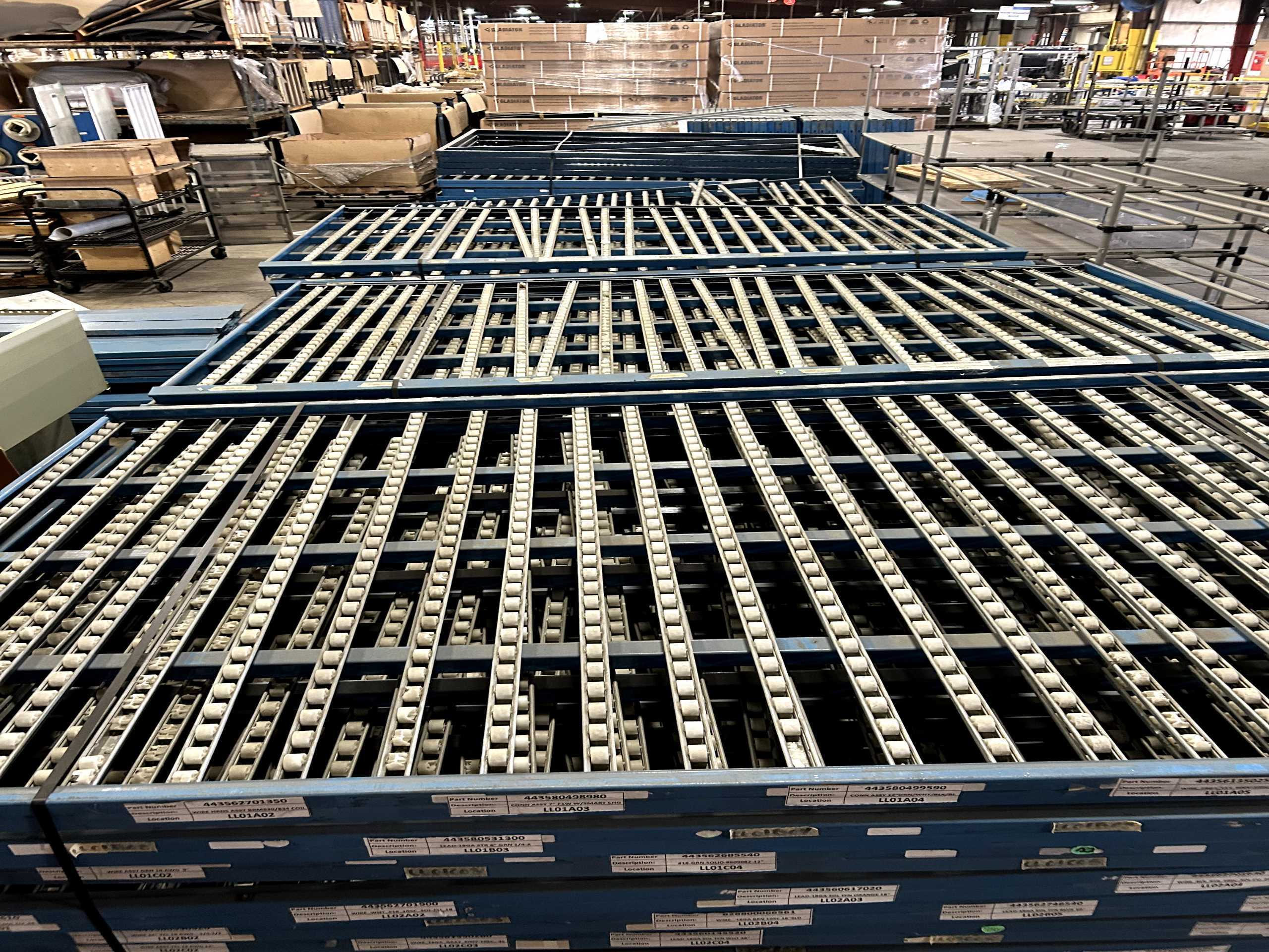 BULK QTY OF ROLLER RACKING - RACKING