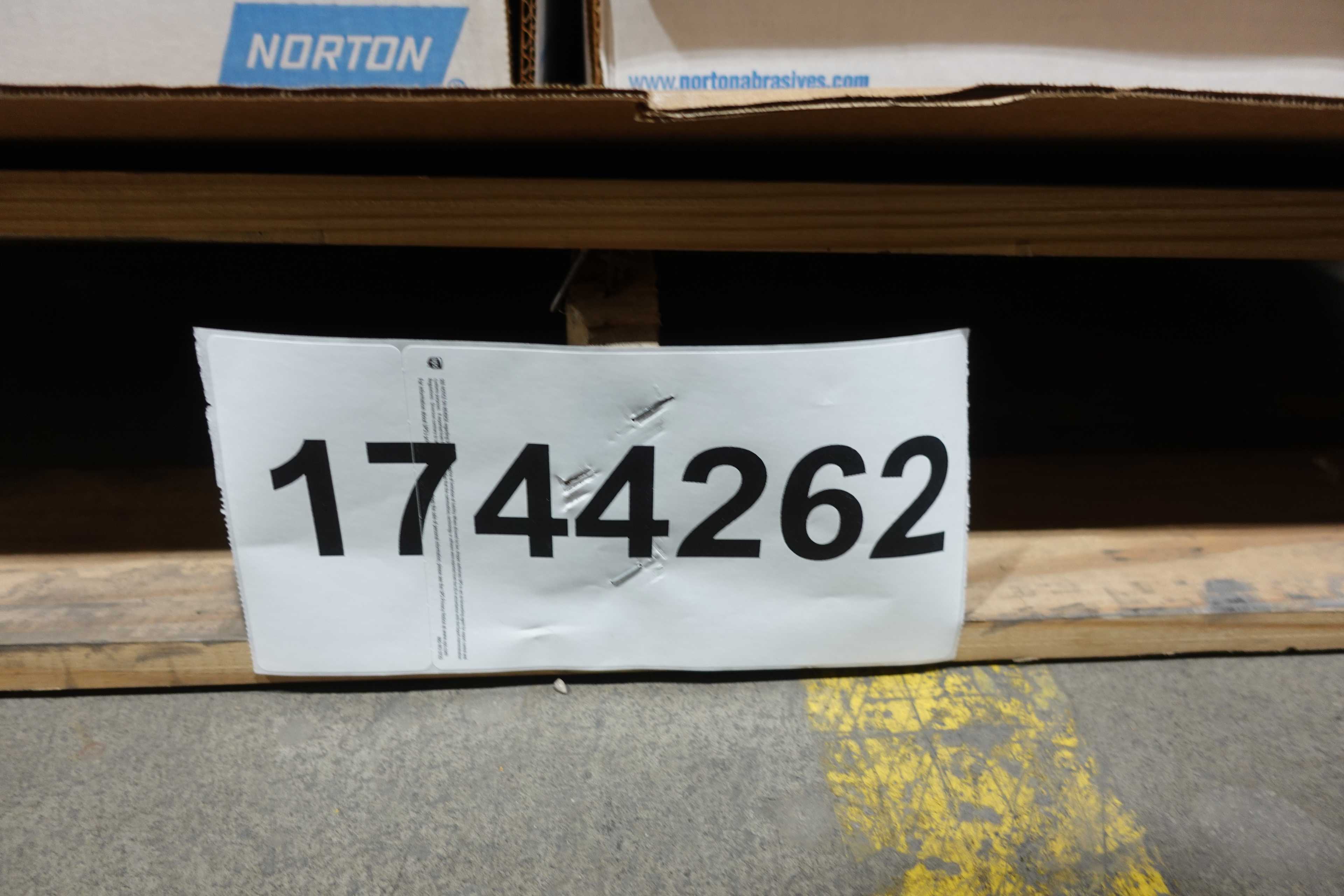 SKU 1744262 - PALLET OF NORTON U57A244-VB25B CUT-OFF WHEELS, 10 PER BOX - GRINDING WHEELS