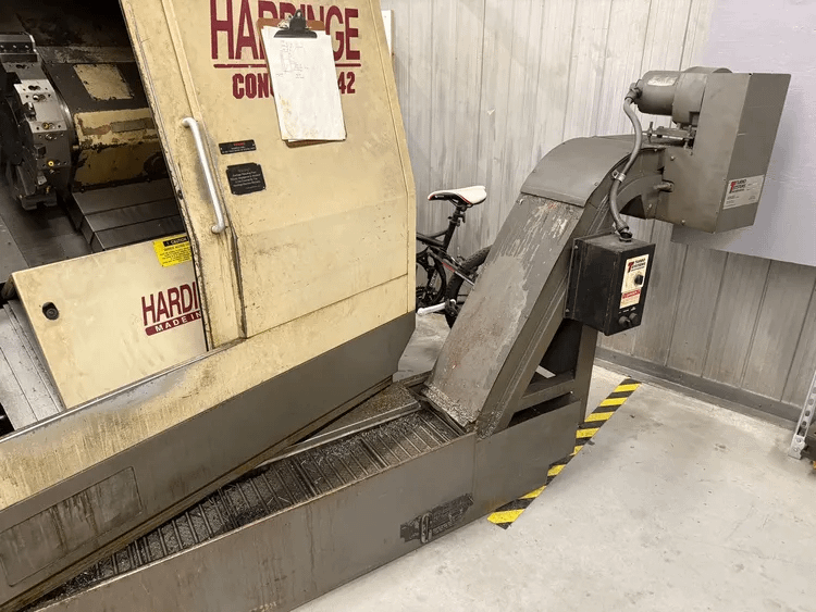 HARDINGE SG-42 (CONQUEST T42) CNC SLANT BED TURNING CENTER - CNC LATHES
