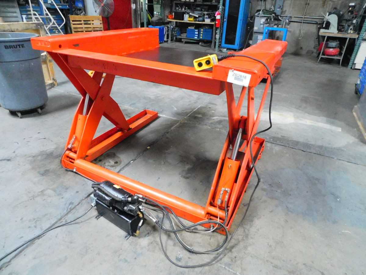 PRESTO XZ44-40 TABLE LIFTS, 4000 LB CAPACITY, 48X40 IN PLATFORM, 42 IN MAX LIFT - LIFTING EQUIPMENT