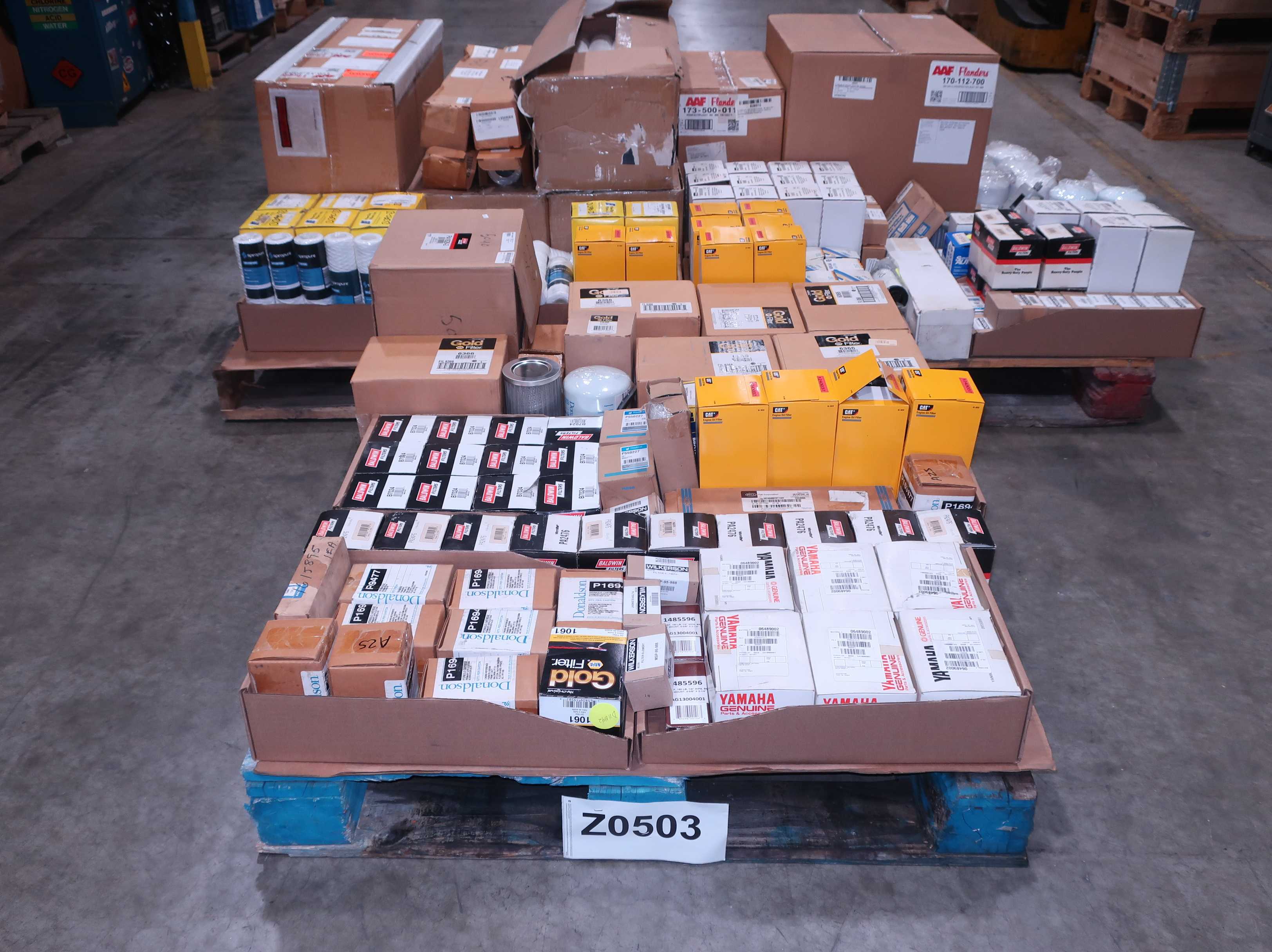 3 PALLETS OF ASSORTED FILTERS - FILTRATION