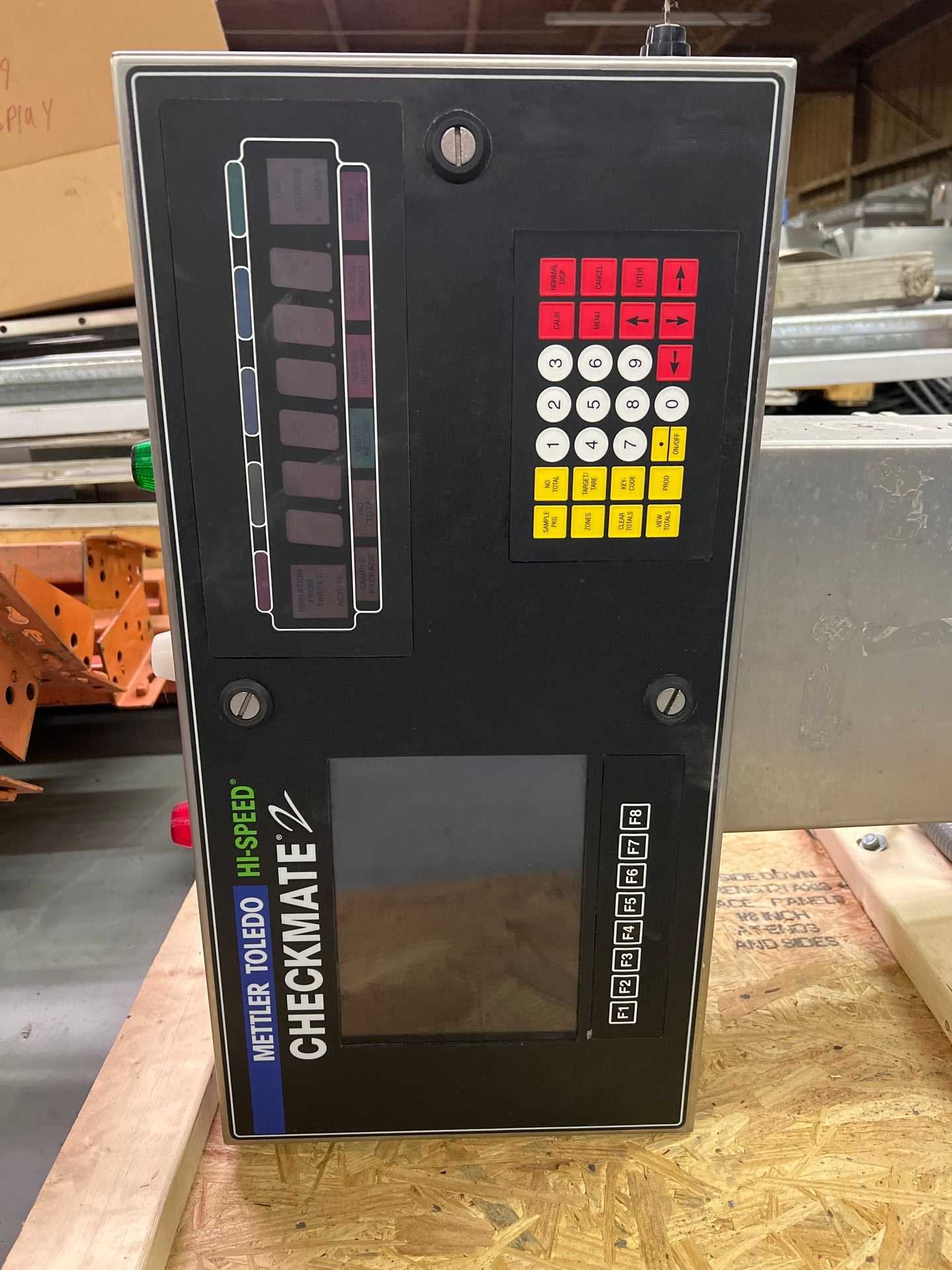 Mettler Toledo Hi Speed P2-80-121 Checkweigher Control Panel