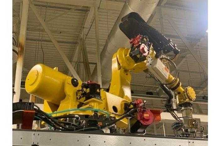 2014 FANUC R-2000IB/200R ROBOT, 200KG PAYLOAD, 3095MM REACH, R-30IA CONTROLLER - ARTICULATED ROBOTS