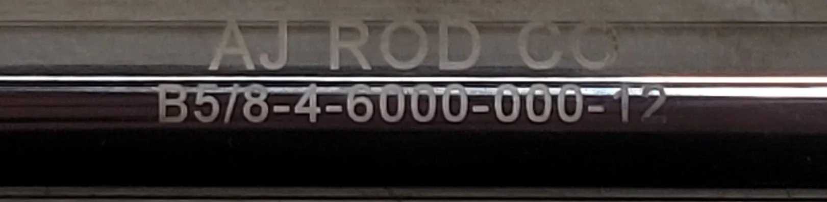 AJ ROD CO. B5/8-4-6000-000-12 INDEXABLE END MILL 5/8IN X 12IN OAL, 4 FLUTE, SPIRAL SHANK - MACHINE TOOLING