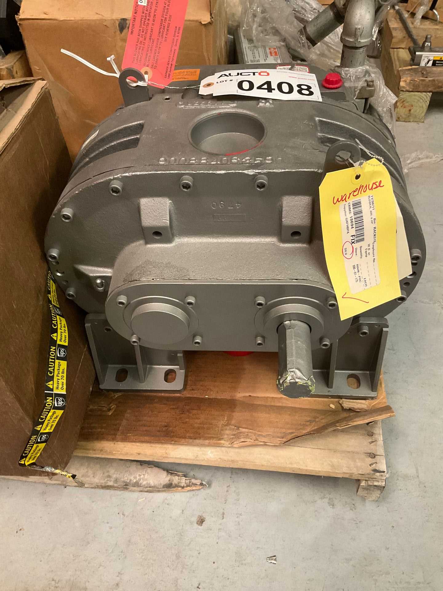 GARDNER DENVER SUTORBILT GAFHDRA ROTARY LOBE BLOWER - ROTARY LOBE BLOWER