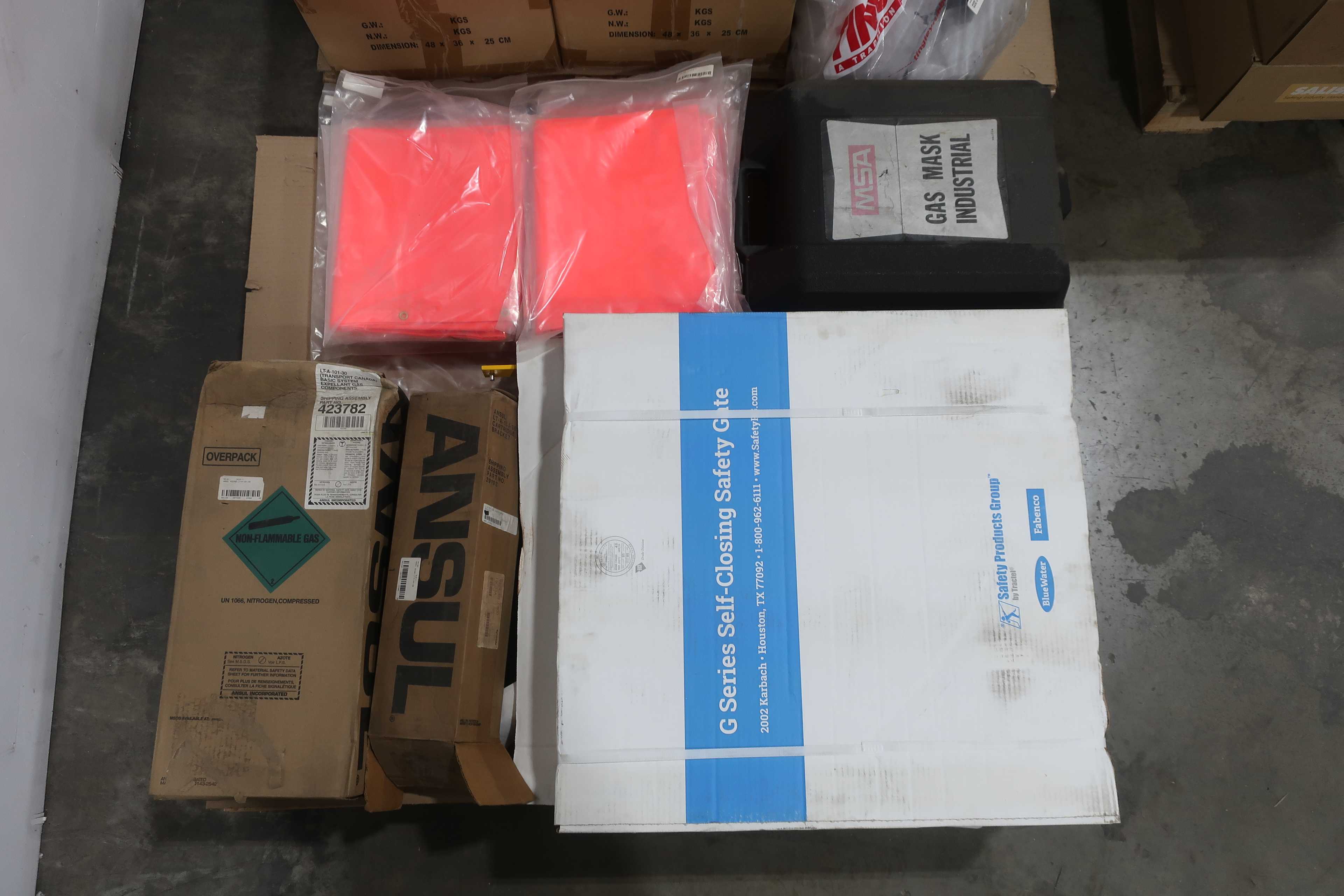 SKU 1738056 - 4 PALLETS OF ASSORTED SAFETY EQUIPMENT - SAFETY EQUIPMENT