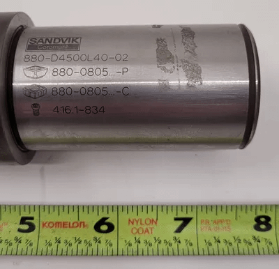 SANDVIK COROMANT CORODRILL 880-D4500L40-02 INDEXABLE INSERT DRILL, 1.7717 INCH CUTTING DIAMETER - MACHINE TOOLING