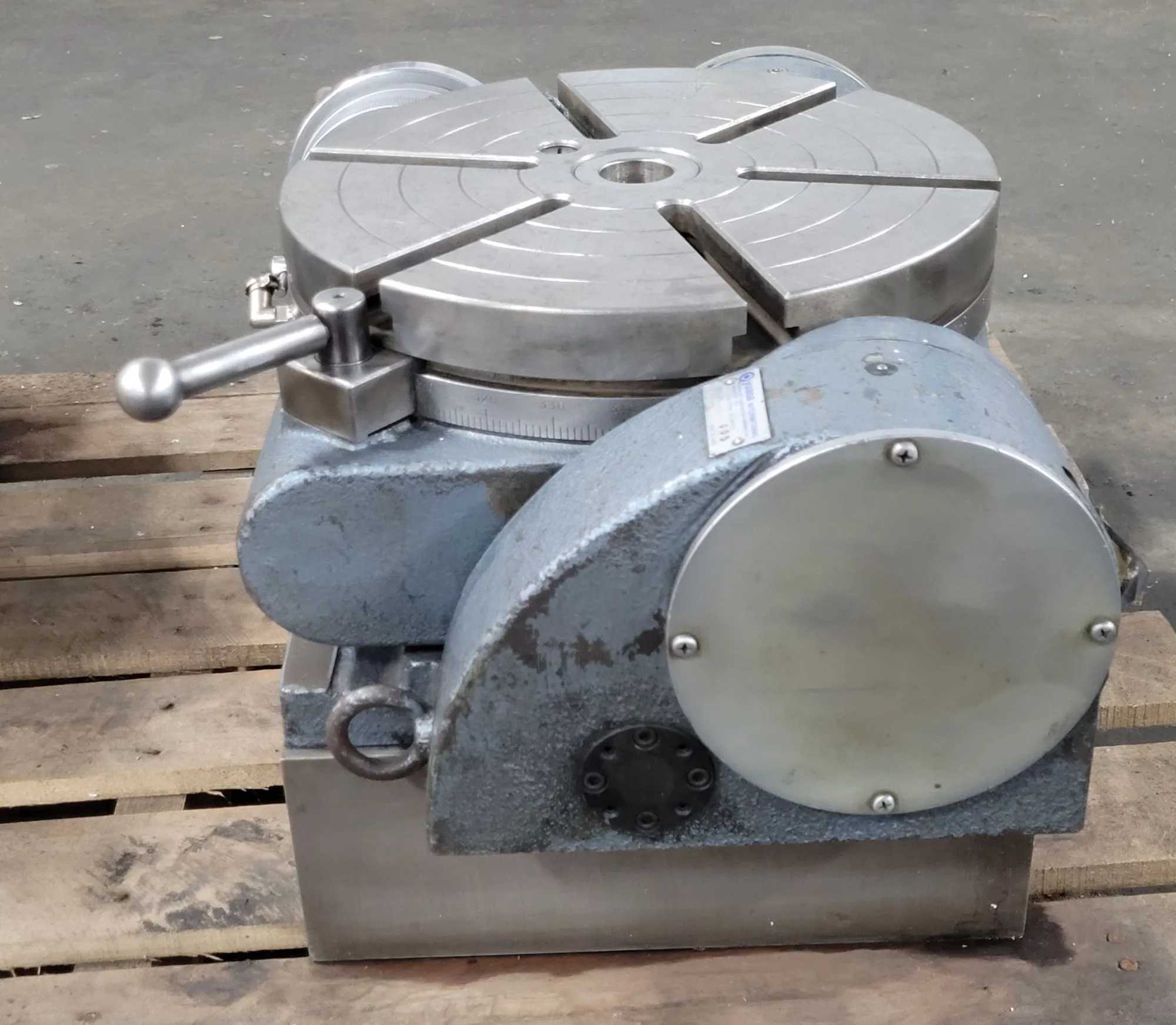 YUASA 550-212 12" TILTING ROTARY TABLE 4MT 90:1 PRECISION TOOL - ROTARY TABLES