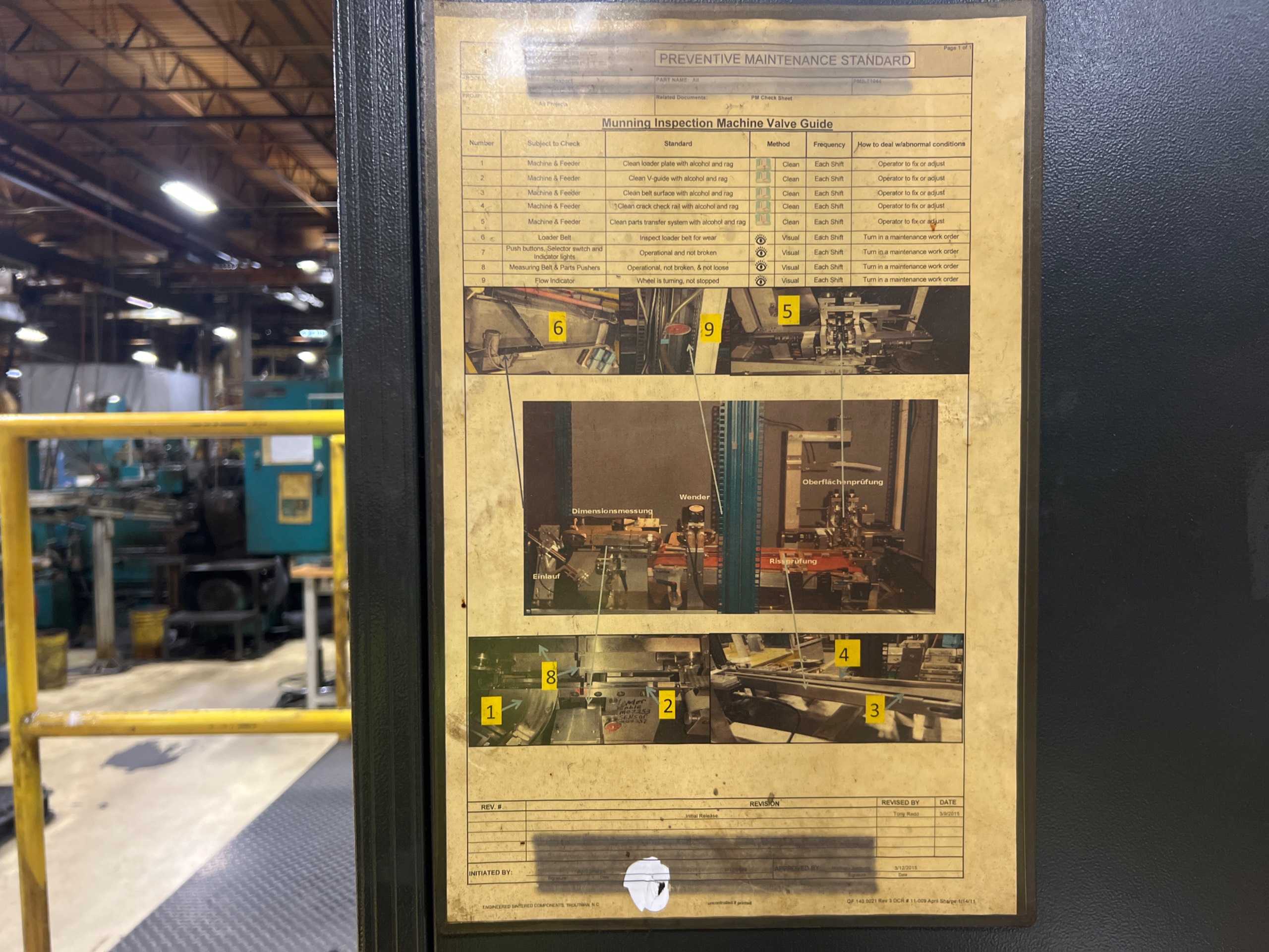 MUNNING INSPECTION MACHINE - INSPECTION & MEASUREMENT