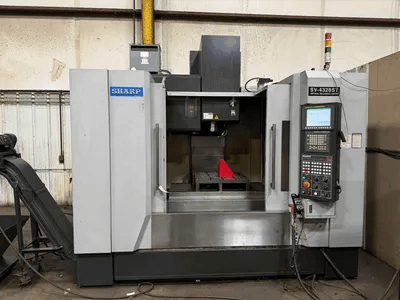 SHARP LMV-50 VERTICAL MILL, 3HP HEAD, 60-4500 RPM, 9" X 50" TABLE, R8 SPINDLE - VERTICAL MACHINING CENTERS