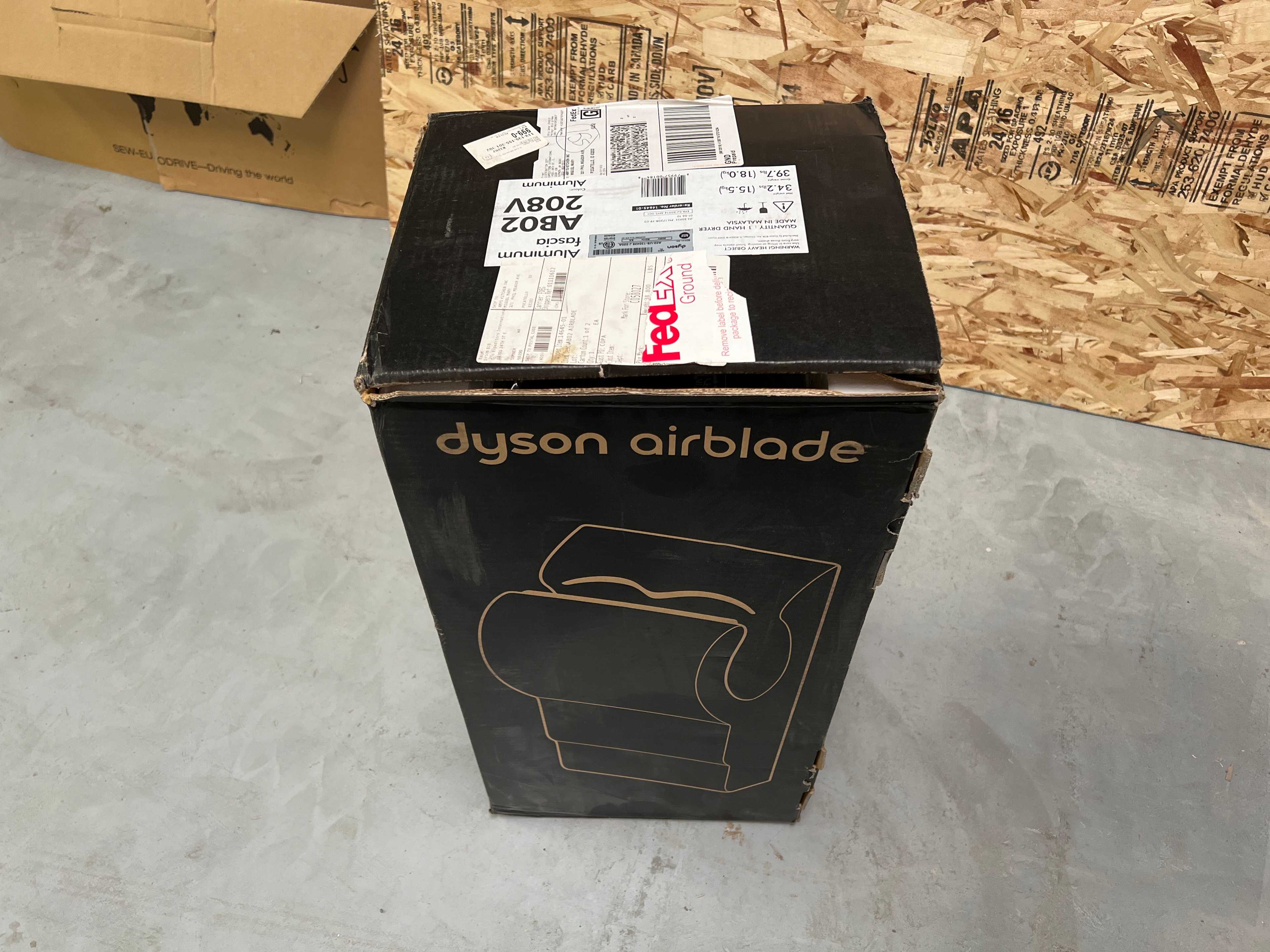 2010 Dyson AB02 208V Hand Dryer - 